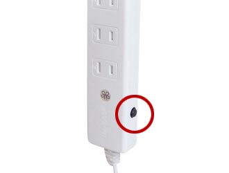 過電流防止ブレーカー内蔵（最大1500W）