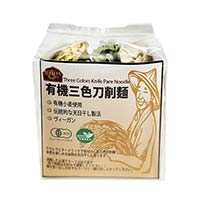 ALISHAN（アリサン） 有機三色刀削麺 225g