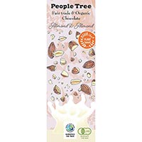 People Tree（ピープルツリー） チョコレート 有機アーモンド＆アーモンド／50g