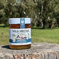 Rain Forest Honey ワイルドネクターオーガニックハニー 瓶/350g
