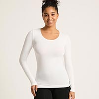 BOODY（ブーディ） ロングスリーブトップ レディース ホワイト XS