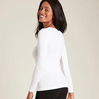 BOODY（ブーディ） ロングスリーブトップ レディース ホワイト XS