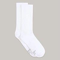 BOODY（ブーディ） クッションクルーソックス ホワイト21-25cm