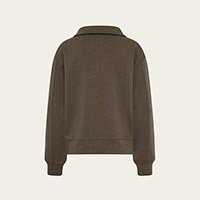 BOODY（ブーディ） クウォータージップセーター オイスターS