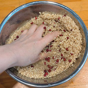 手順2　お米を研ぐ
