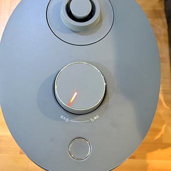 手順4　ハンドルを圧力に回す