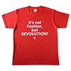 プレマルシェ It's REVOLUTION Tシャツ レッド／Ｓサイズ