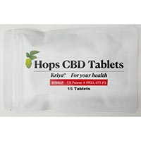 Kriya(R)Hops（クリヤホップス）CBDタブレット 350mg×15錠入