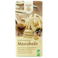 GEPA（ゲパ） オーガニック　マスコバドホワイトチョコレート 100g