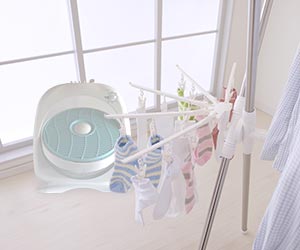 洗濯物の室内干しに