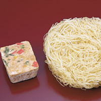 比叡ゆば 三色湯葉入り にゅうめん 64.6g(めん55g)/1人前