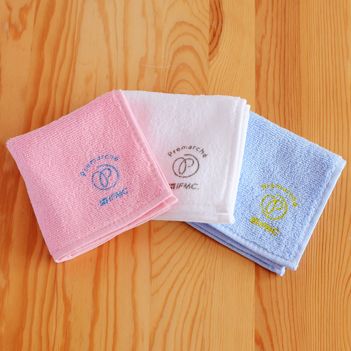 プレマルシェ温泉ハンカチ