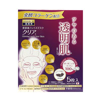 Junshin Bi 発酵コラーゲン美容液マスク クリア 5枚入り