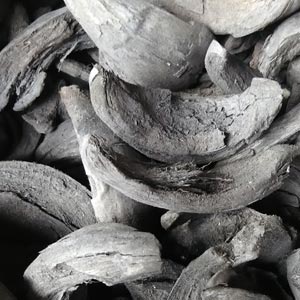 手作りのココナツ炭