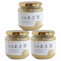 マクロヘルス ばんばさんの玄米あま酒・特別栽培米使用 500g×3個セット