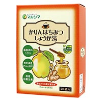 マルシマ かりんはちみつしょうが湯 箱／12g×10