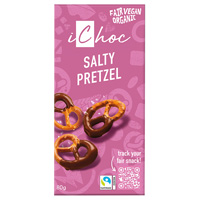 ichoc（アイチョコ） オーガニックチョコ ソルティプレッツェル／80g