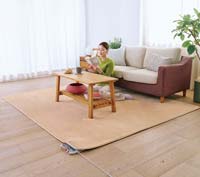 ゼンケン 電子制御ホットカーペット カバー付 3畳用 ZC-30SM／カバー色：モカブラウン