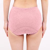 ナチュラムーン（NaturaMoon） オーガニックコットン吸水ショーツ ローズピンク/M-L