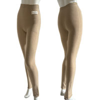 ナチュラルスタイル 無縫製カシミヤロングレギンス カシミヤベージュ／フリーサイズ
