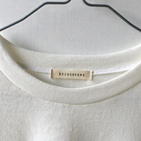 ナチュラルスタイル 葛衣（くずごろも） 葛和紙天竺メンズ半袖Tシャツ 淡雪（白）／M