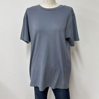 ナチュラルスタイル 葛衣（くずごろも） 葛和紙 天竺半袖Tシャツ 墨（グレー）／M-L