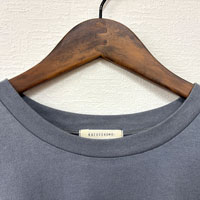 ナチュラルスタイル 葛衣（くずごろも） 葛和紙 天竺半袖Tシャツ 墨（グレー）／M-L