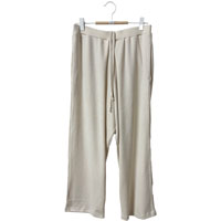 ナチュラルスタイル 葛衣（くずごろも） 葛和紙フライスタックパンツ 生成／M-L