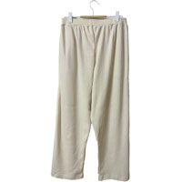 ナチュラルスタイル 葛衣（くずごろも） 葛和紙フライスタックパンツ 生成／M-L