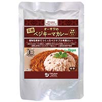 オーサワの有機ベジキーマカレー 有機高きび入り レトルト 140g