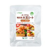 オーサワの味付き大豆ミート にんにく醤油味/100g