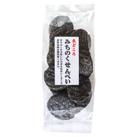 味泉 みちのく玄米黒胡麻せんべい・小丸 120g