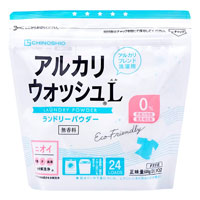 地の塩社 アルカリウォッシュL ランドリーパウダー 無香料/600g