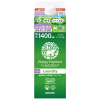 ハッピーエレファント 液体洗たく用洗剤 詰め替え用・紙パック／1400ml