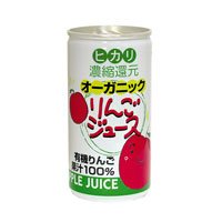 光食品（HIKARI）ヒカリ オーガニックりんごジュース 190g