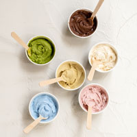 Premarche Gelateriaの ナチュラル・イタリアンジェラート お好きなフレーバー（各１カップ・90cc）を６個お選びください。