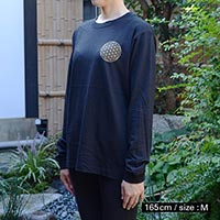 Premarche（プレマルシェ） ボディバランス・オーガニックコットン・ロングスリーブ・復活Tシャツ スミクロ／Ｓサイズ