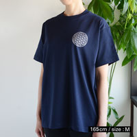 プレマルシェ・ボディバランス・オーガニックコットン・復活Tシャツ ネイビー／Ｓサイズ