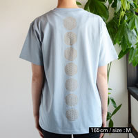 プレマルシェ・ボディバランス・オーガニックコットン・復活Tシャツ アシッドブルー／Ｓサイズ