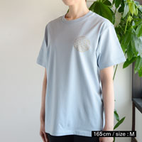 プレマルシェ・ボディバランス・オーガニックコットン・復活Tシャツ アシッドブルー／Ｓサイズ