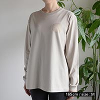 Premarche（プレマルシェ） ボディバランス・オーガニックコットン・ロングスリーブ・復活Tシャツ ベージュ／Ｓサイズ