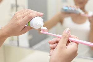 「歯磨きは、日々の習慣です。