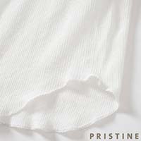 PRISTINE（プリスティン） フロストチューブテレコ長袖プルオーバー ホワイト／Mサイズ