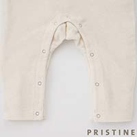 PRISTINE（プリスティン） ベビー パイルダックスカバーオール ナチュラル／70-80cm