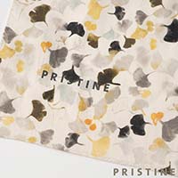 PRISTINE（プリスティン） ginkgo プリントスカーフ ナチュラル