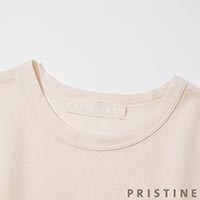 PRISTINE(プリスティン) 鹿の子メッシュTシャツ ナチュラル/Mサイズ