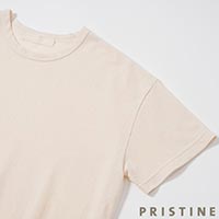 PRISTINE(プリスティン) 鹿の子メッシュTシャツ ナチュラル/Mサイズ