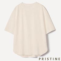 PRISTINE(プリスティン) スムージー天竺半袖プルオーバー ナチュラル/Mサイズ