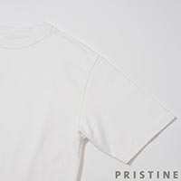 PRISTINE(プリスティン) スムージー天竺半袖プルオーバー ホワイト/Mサイズ