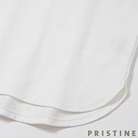 PRISTINE(プリスティン) スムージー天竺半袖プルオーバー ホワイト/Mサイズ